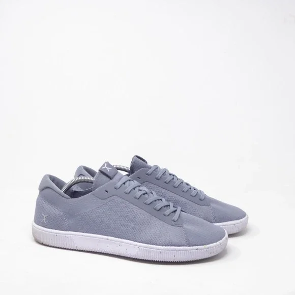 Flux Mens Adapt Knit Trainers Concrete Grey Sneakers Breathable Size 11