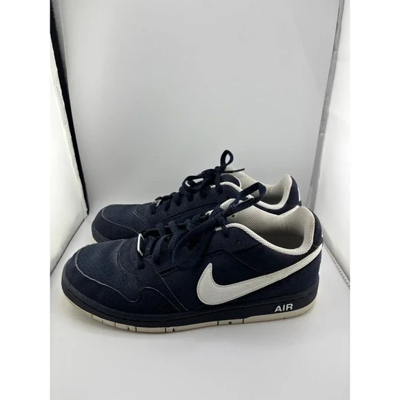 Nike Air Prestige III Low Navy Blue White Mens Sneakers Size 9.5