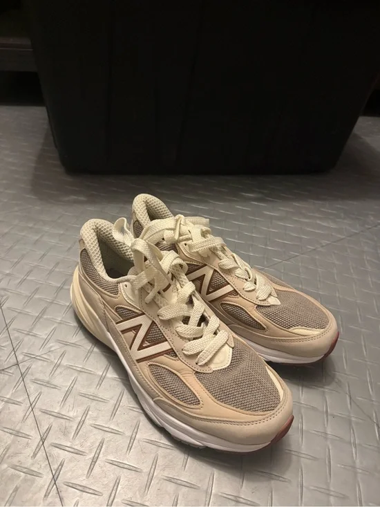 Loro Piana Beige and Brown Mesh Lace-Up Sneakers