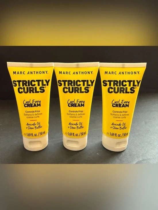 NEW Lot of 3: Marc Anthony Strictly Curls Curl Envy Cream - Travel Size 1.69oz