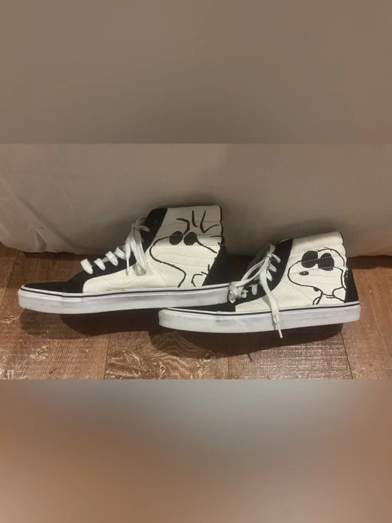 Vans SK8 Hi-Top PEANUTS Snoopy collab size 13