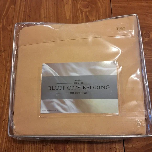 Bluff City Bedding 4 Pc Premium Sheet Set Size‎ 1800 Series King/Cal King NEW