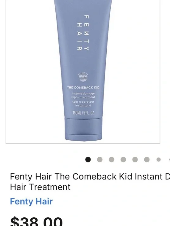 Fenty Beauty Hair The Comeback Kid Repair Treatment - Light Blue