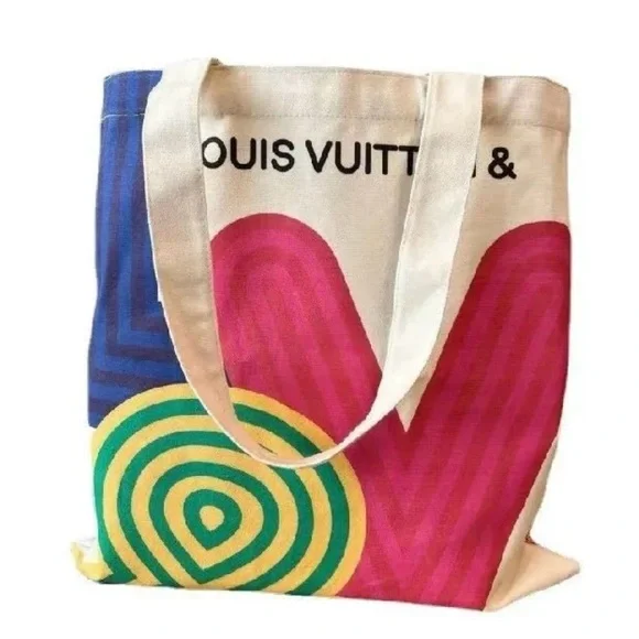 Louis Vuitton Colorful Canvas Tote Bag