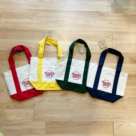 Trader Joe’s Four Mini‎ Canvas Totes