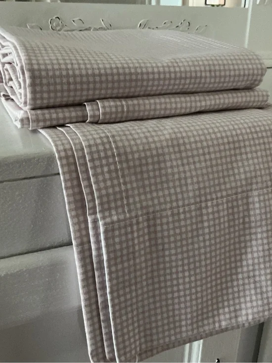 Vintage Wamsutta Gingham Bedsheet