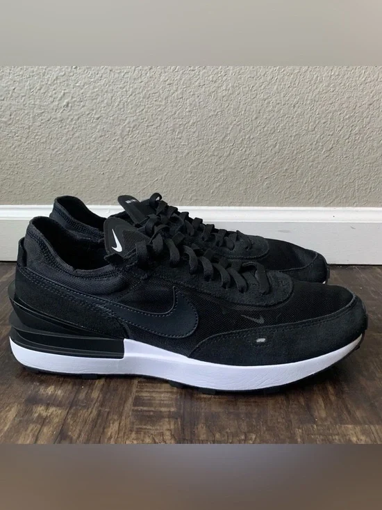 Nike Waffle One Black White Men Shoes - Size 12