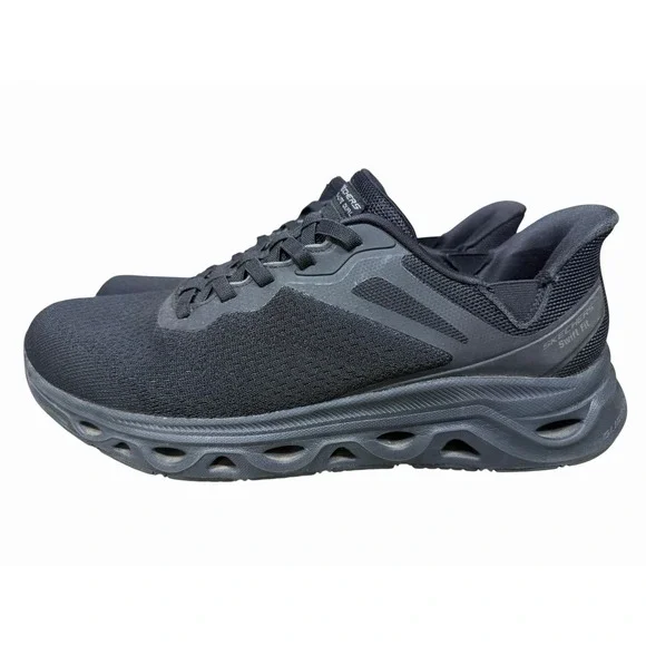 Skechers Mens Glide Lite Swift Fit Hands Free Slip On Walking Shoes Black 13