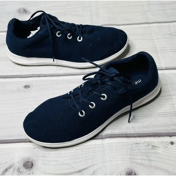 Merinos Mens Navy White Lace-Ups Size 13‎