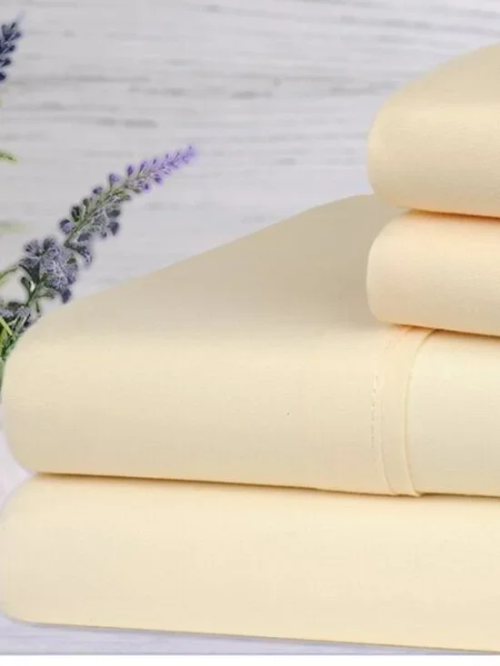 QUEEN 1800TC Eco-Friendly Bamboo Lavender Infused Sleep Easy NEW NWT Sheet Set