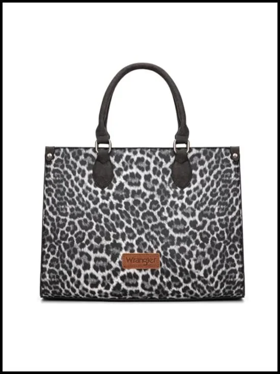 Large Western Tote Bag with Crossbody Strap - Fits Laptop