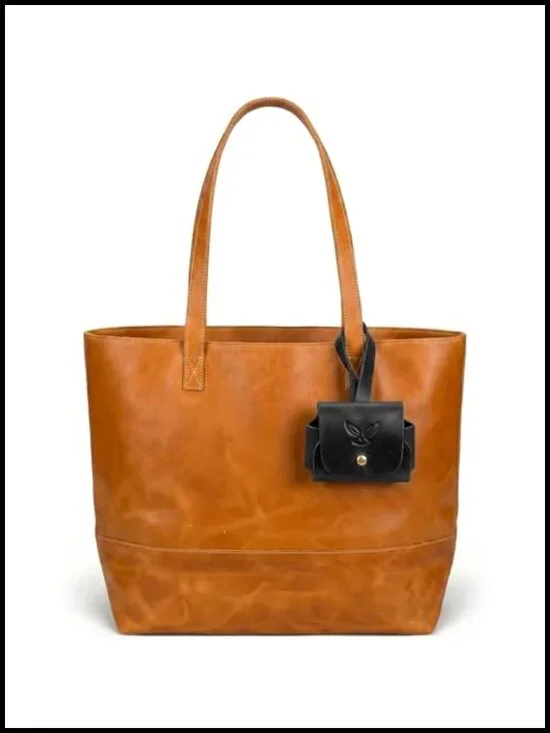 Handcrafted 100% Cowhide Leather Large Tote Bag Carryall Shopping