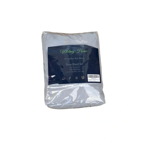 Whitney Home Gray Twin‎ Sheet Set
