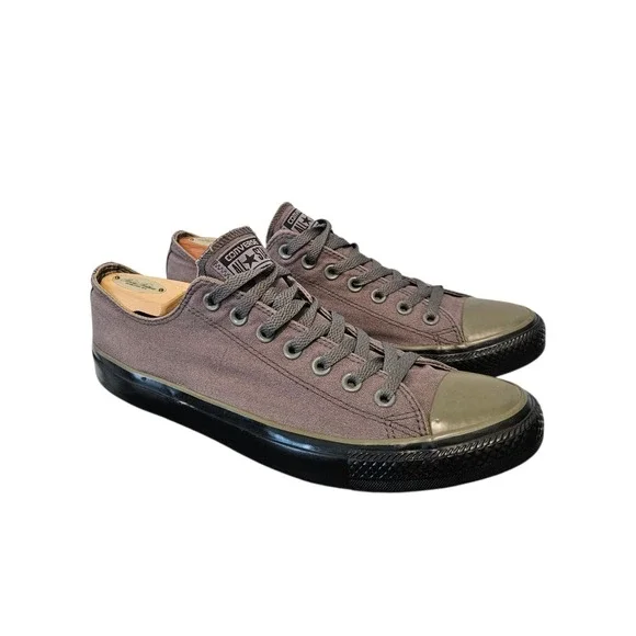 Converse Chuck Taylor  117961F Low Top Gray/Black Sneaker Shoes Men's 10