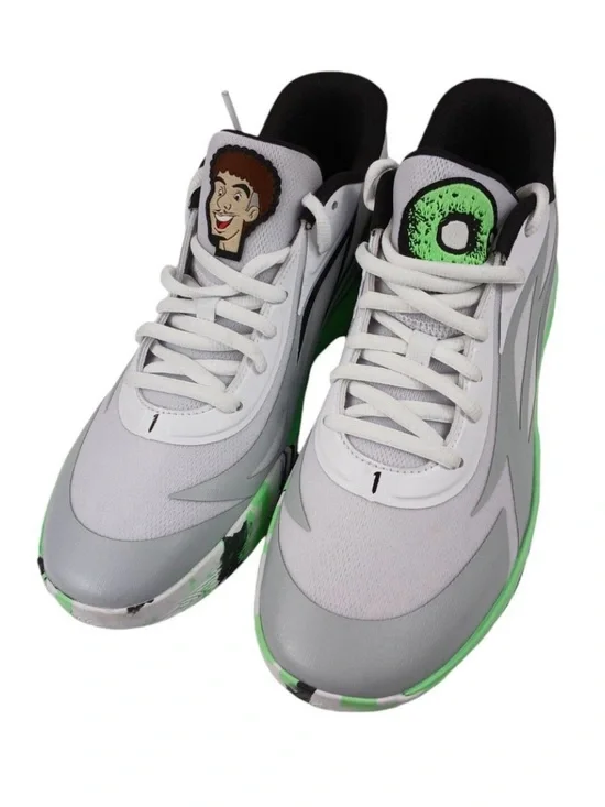 PUMA MB.02 Lo LaMel-O Lamelo Ball Elektro Green White