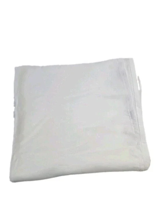 MALOUF WOVEN Flat Sheet King Rayon Bamboo In White. NWOT