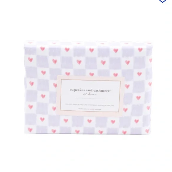 Cupcakes & Cashmere Valentines HEARTS Sheet Set - FULL