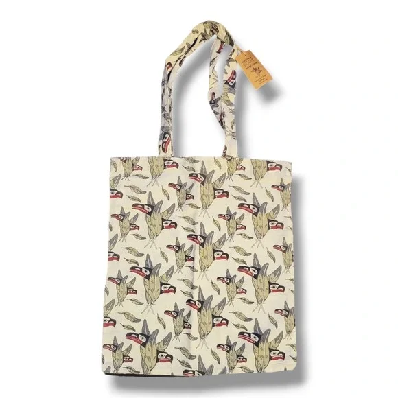 Eco Tote by Keith Bedard Haida Jungle Ravens and Eagle Tropical Amazonia Beachy