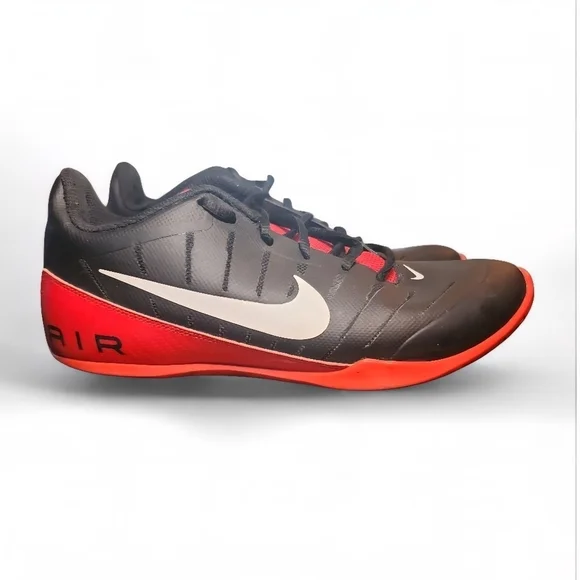Nike Air Mavin Low 2 Sneakers Black Gym Red White Men's Size 8 Basketball Shoes