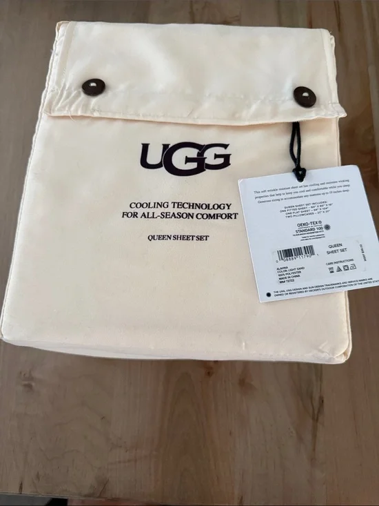 UGG Queen Sheet Set in Cream