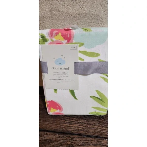 100% Cotton Fitted Crib Sheet 