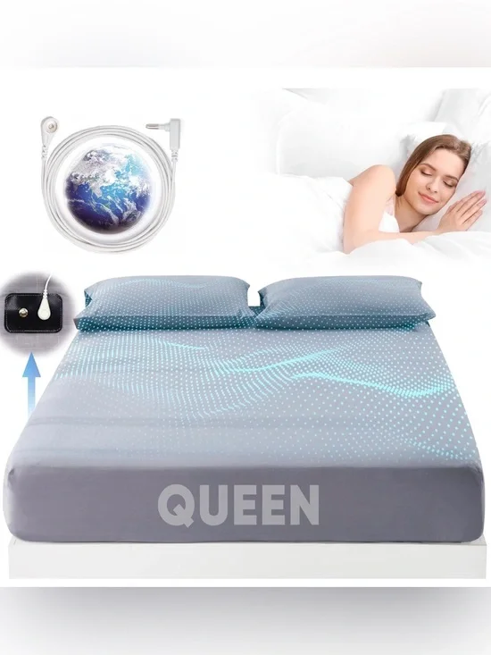Grounding sheets Queen size. 95% Organic Cotton + 5 % pure silver fiber