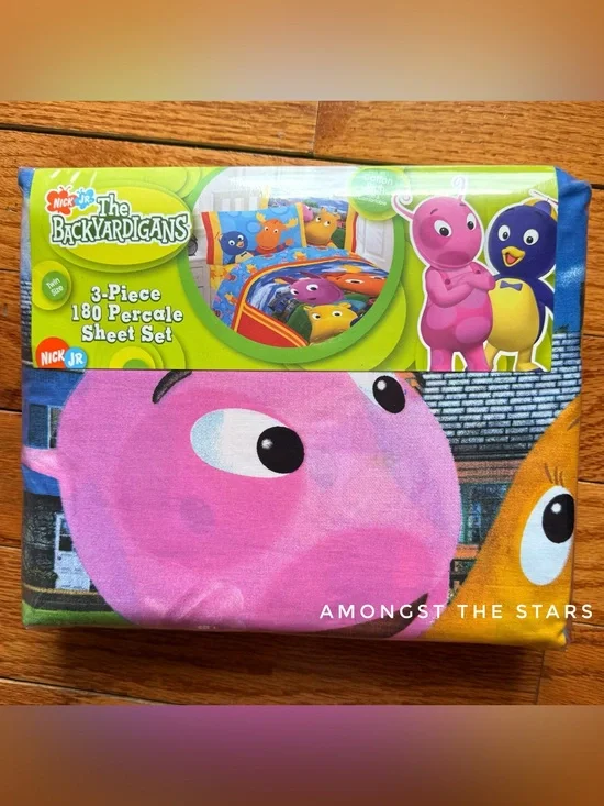 The Backyardigans 3 Piece Twin Fitted & Flat Sheet Pillowcase Set