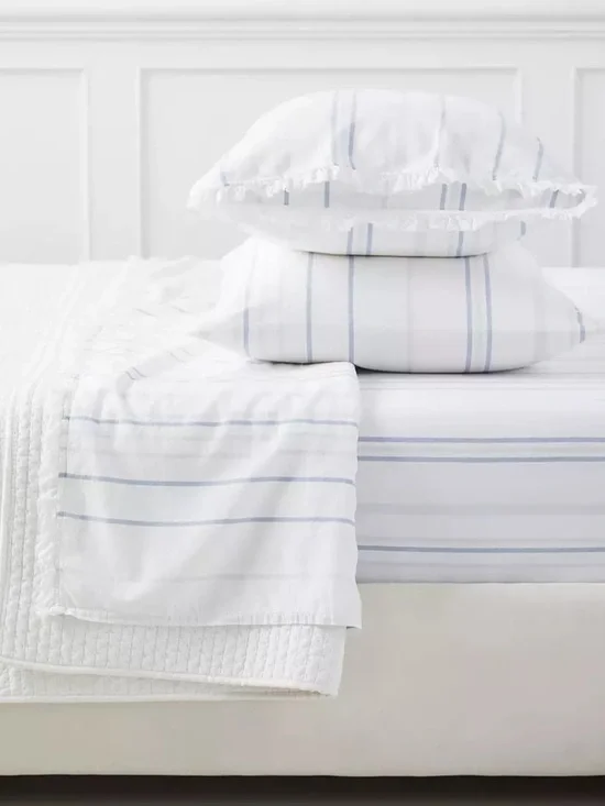 New! Serena &Lily Oyster Bay Cal king sheet set