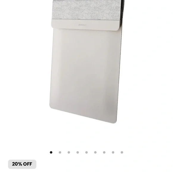 NEW!  Box open but not used!   Dove Grey Laptop Sleeve