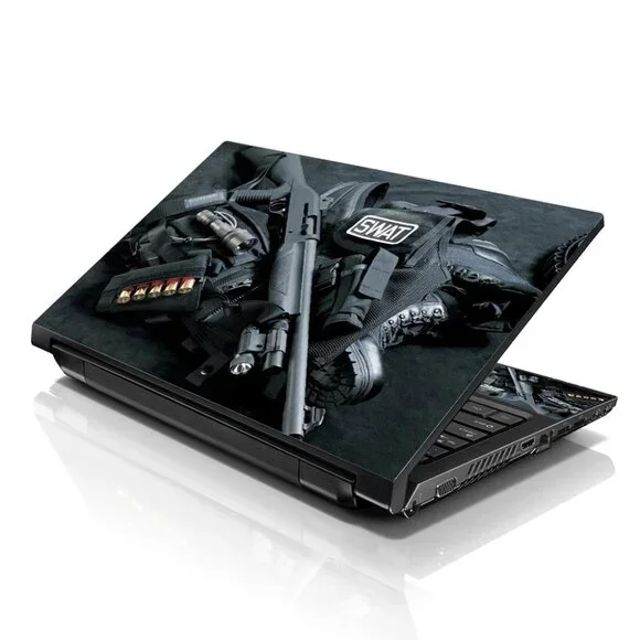 LSS 15.6 & 17.3 Inches Laptop Notebook Skin Sticker Decal - Swat Weapons