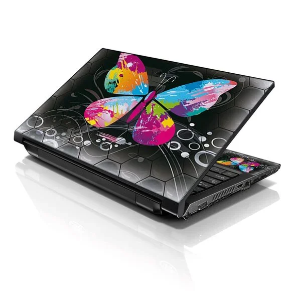 LSS 15.6 & 17.3 Inches Laptop Notebook Skin Sticker Decal - Butterfly