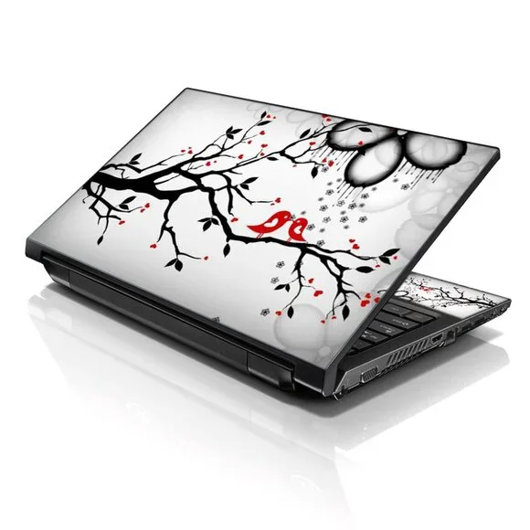 LSS 15.6 & 17.3 Inches Laptop Notebook Skin Sticker Decal-Lovebirds Eye Catching
