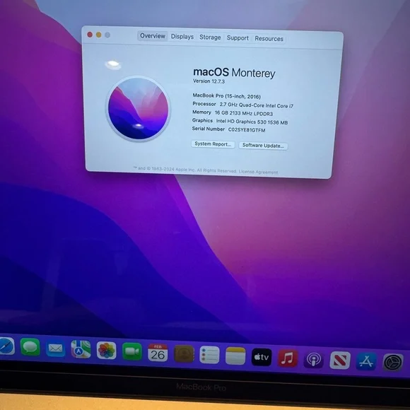 Apple MacBook Silver Laptop with Modern Design