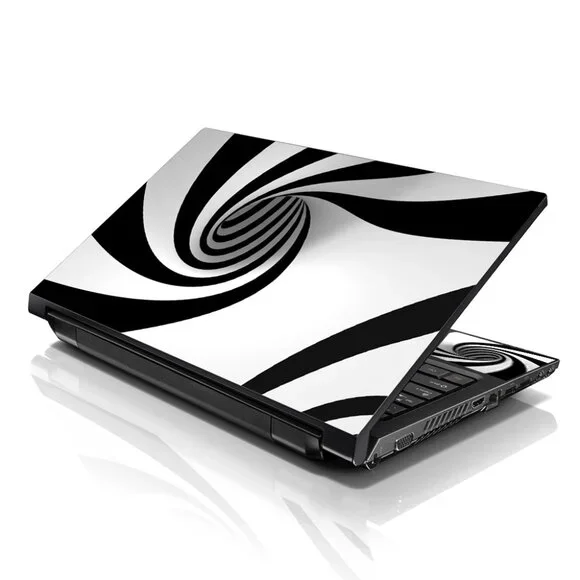 LSS 15.6 & 17.3 Inches Laptop Notebook Skin Sticker Decal - Tornado Swirl