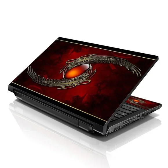 LSS 15.6 & 17.3 Inches Laptop Notebook Skin Sticker Decal - Red Sign