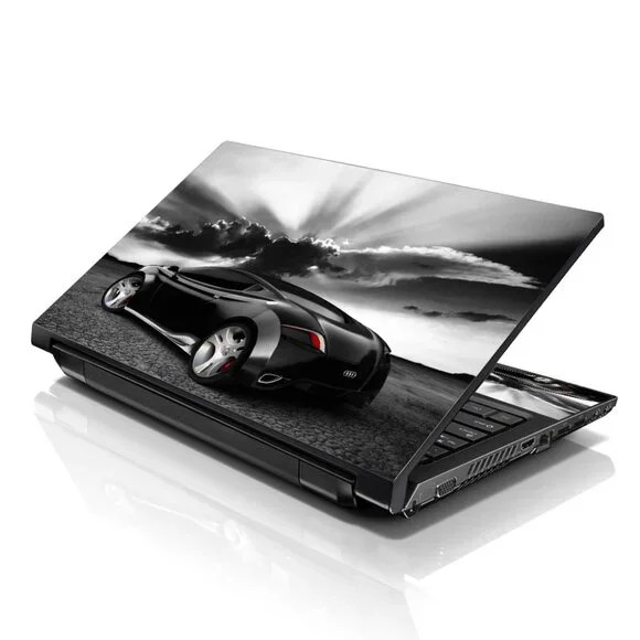 LSS 15.6 & 17.3 Inches Laptop Notebook Skin Sticker Decal - Racer Car Sunset