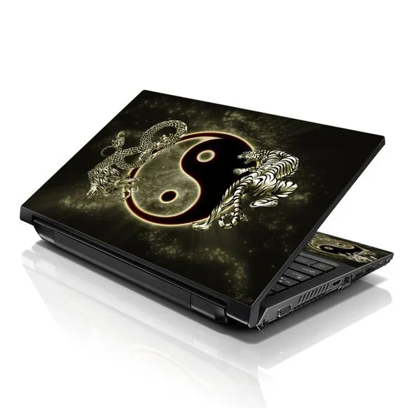 LSS 15.6 & 17.3 Inches Laptop Notebook Skin Sticker Decal,Ying Yang Dragon Tiger