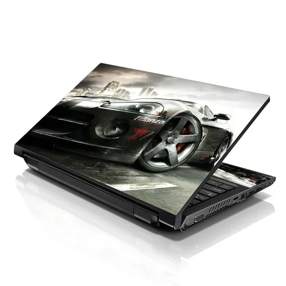 LSS 15.6 & 17.3 Inches Laptop Notebook Skin Sticker Decal - Cool Car in The City