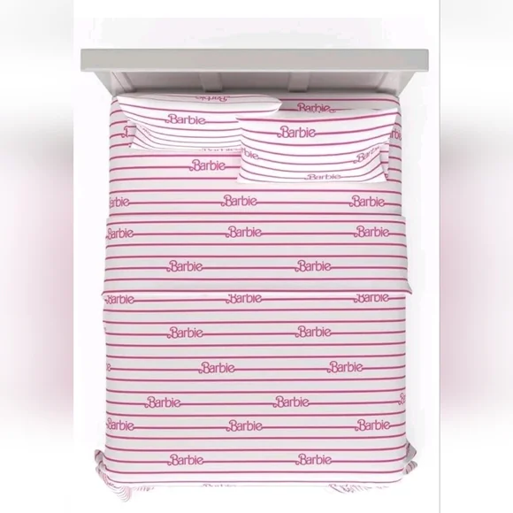Barbie Movie FULL Sheet Set 100% Cotton NEW