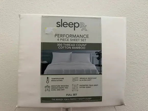New bamboo blend ivory sheet set full