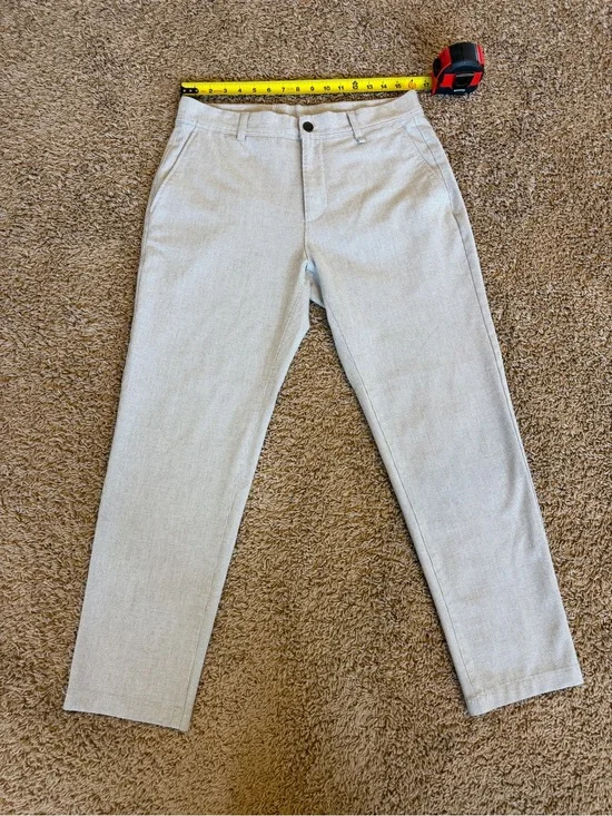 Zara Light Gray Chinos - Slim Straight