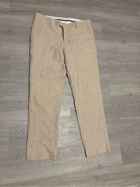 Joseph Abound Linen Blend Pants Mens 34 Coast Beach Vacation Yacht Nautical Boat