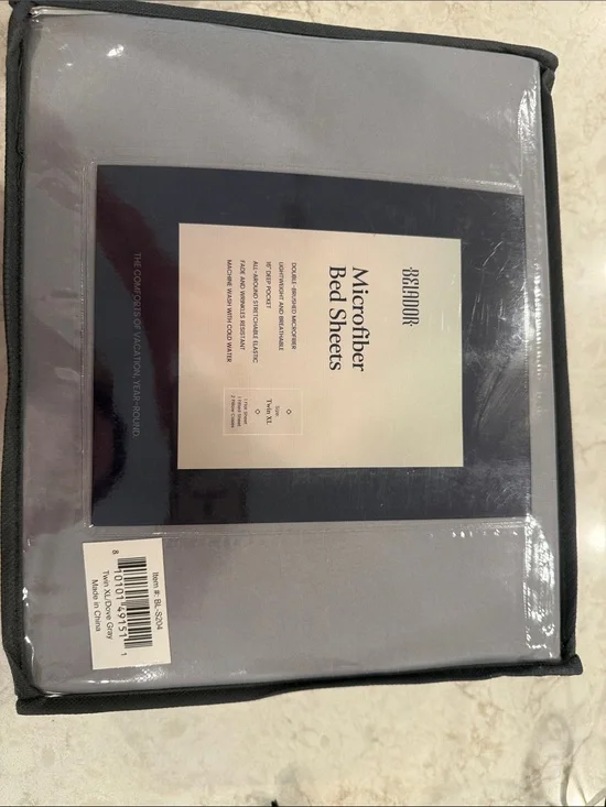 Belador Microfiber Bed Sheets - Gray