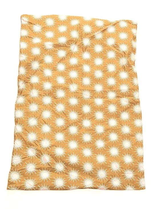 by Anthropologie Vanessa Organic Cotton Pillowcase Celestial Sun Discontinued