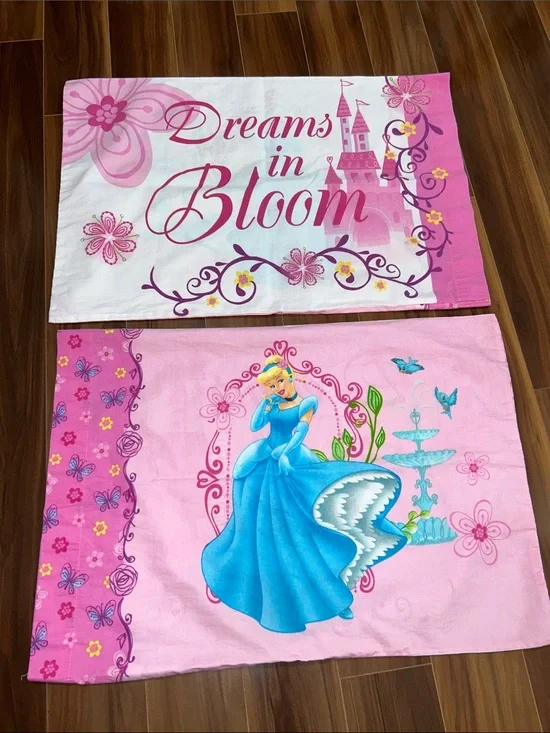 Disney Cinderella princess pillowcase set