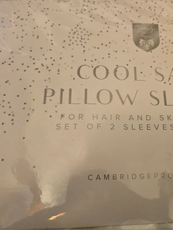 Pillow Sleeves Set- Cool Satin White