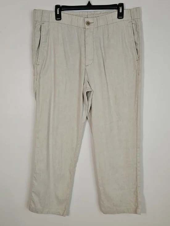 Tommy Bahama Men's Linen Blend Beach Pant XL Coastal Beachy Vacation Resort