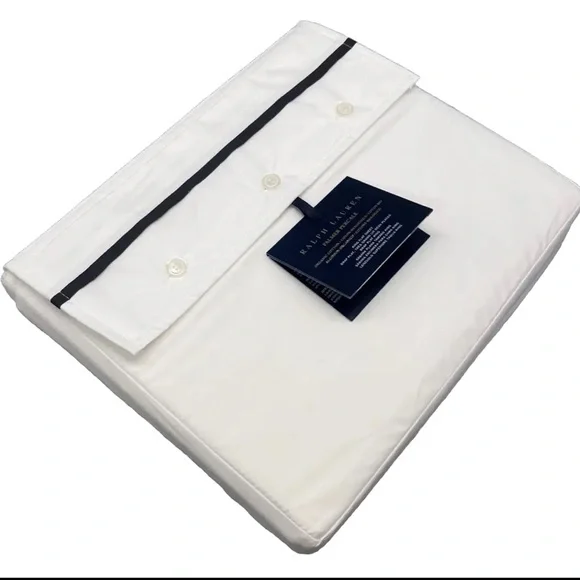 $175 NEW RALPH LAUREN HOME QUEEN FLAT SHEET LOFT GRAY