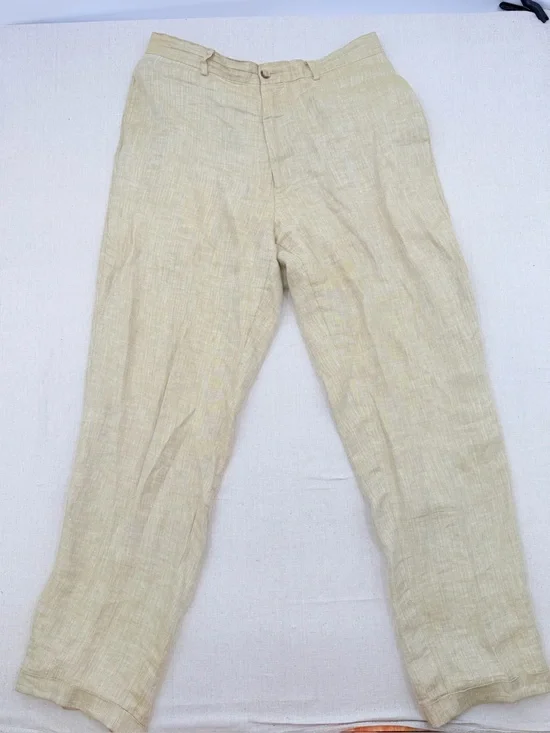 Ermenegildo Zegna Sand Linen Chinos
