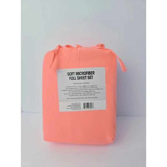 Your Zone Soft Microfiber‎ Sheet Set FULL New